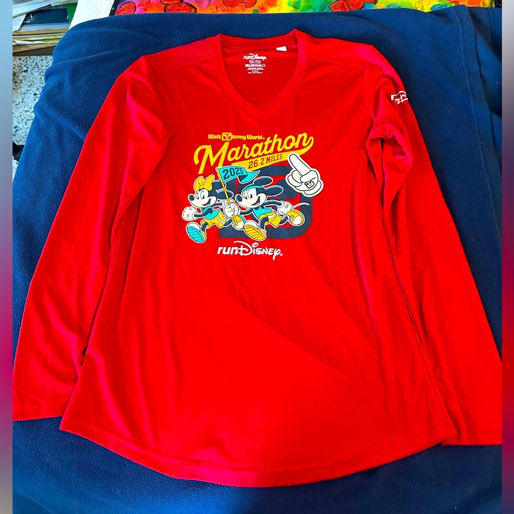 2025 Walt Disney World Marathon Weekend Long Sleeve Tech Tee